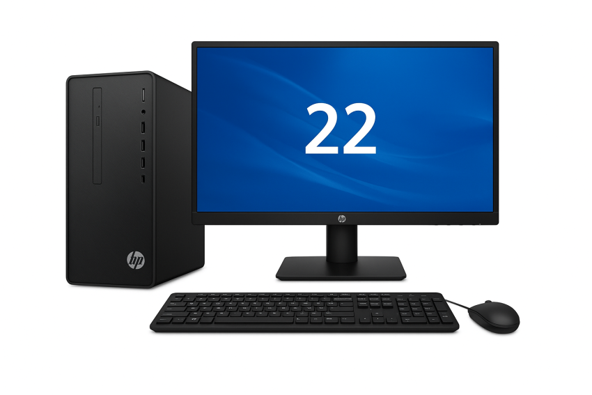 PC HP 290 G9 i3 12100U- 8G8/1T8 FreeDos +Ecran 22"- 5W7V1 ES